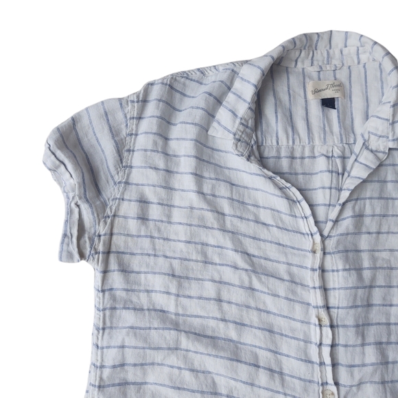 Universal Thread Striped Linen Button Down - Picture 3 of 6
